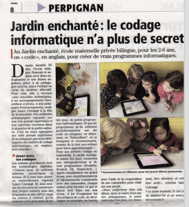 jardin enchante perpignan la presse